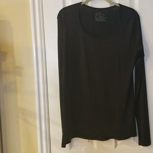 Black champion layering shirt with thumb holes